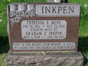 Graham Inkpen memorial